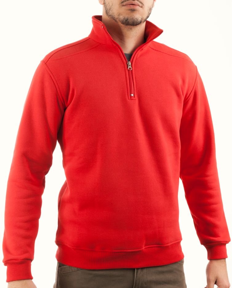 Duks polu zip Red-1